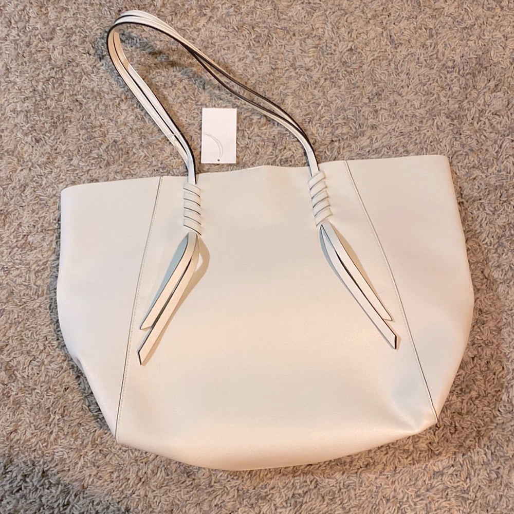 White tote bag NWT